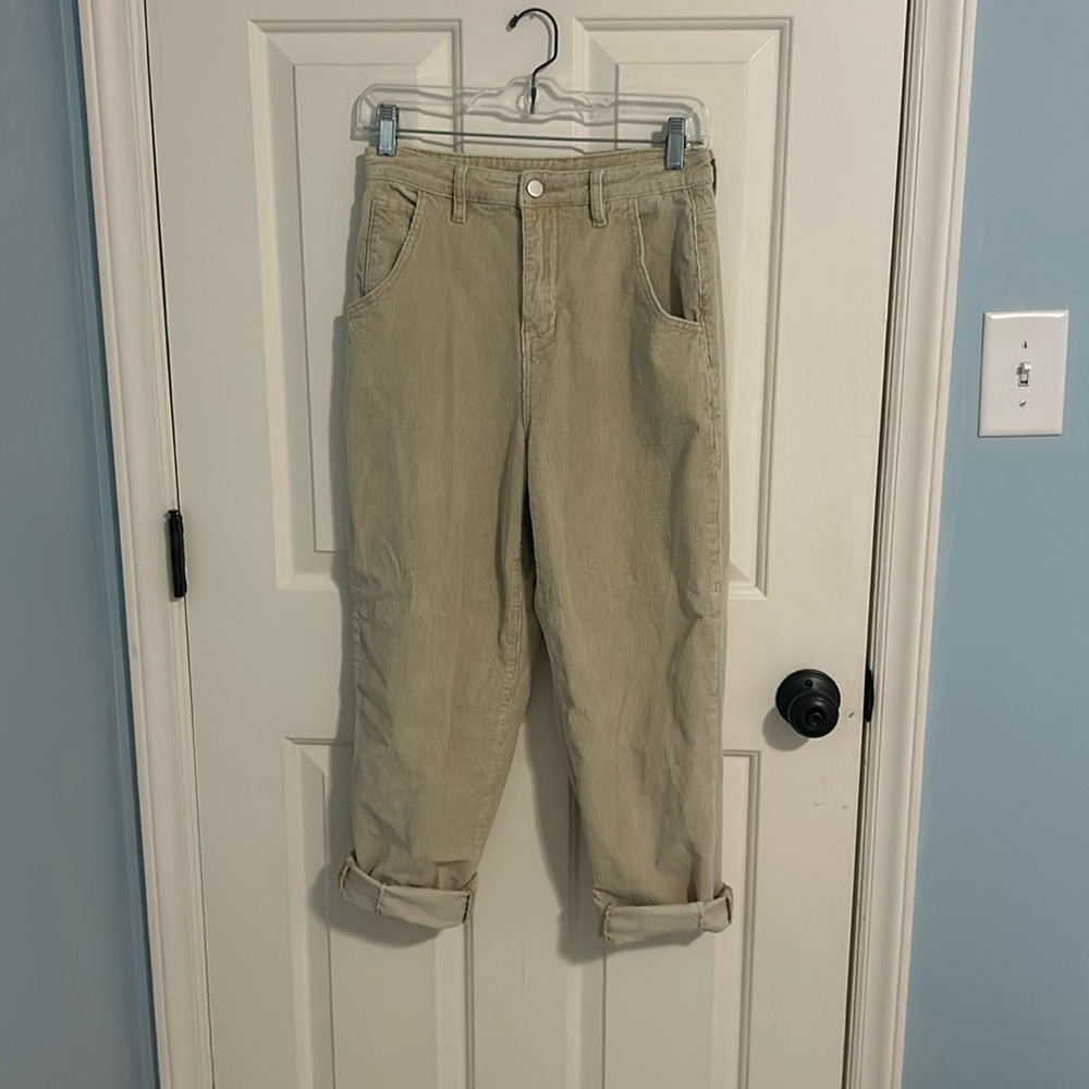 Corduroy tan pants